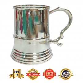 DKB101MF Pewter Beer Mug - Mirror Finish