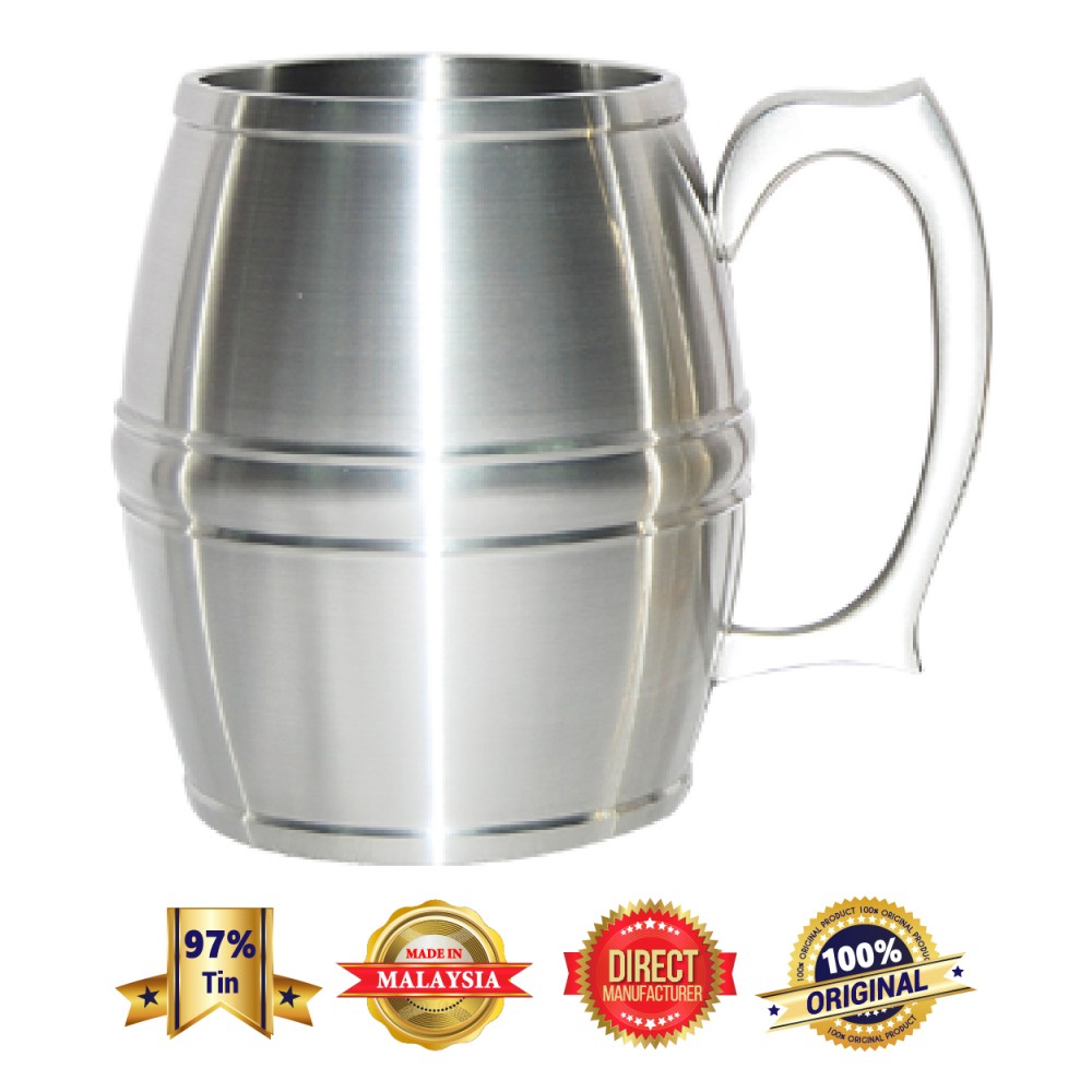 FCB131 Pewter Barrel Mug