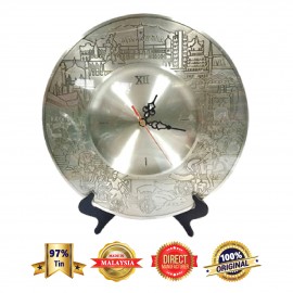 DKC002 Pewter Clock - Malaysia