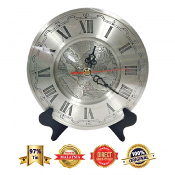 DKC006 Pewter Clock