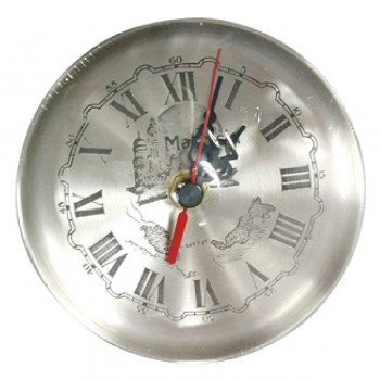 DKC009 Pewter Clock - Malaysia Maps
