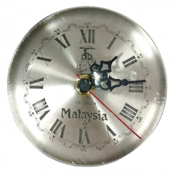 DKC010 Pewter Clock - Trishaw Malaysia
