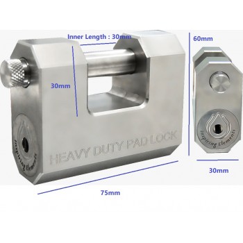 PL-HD75 "Inspiring Elements" PL-HD75, Heavy Duty Padlock