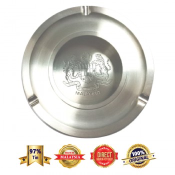 DKA001 Pewter Ashtray - M'sia Logo