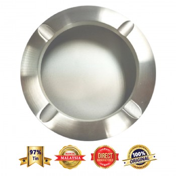 DKA002Sa Pewter Ashtray (Sandblast)