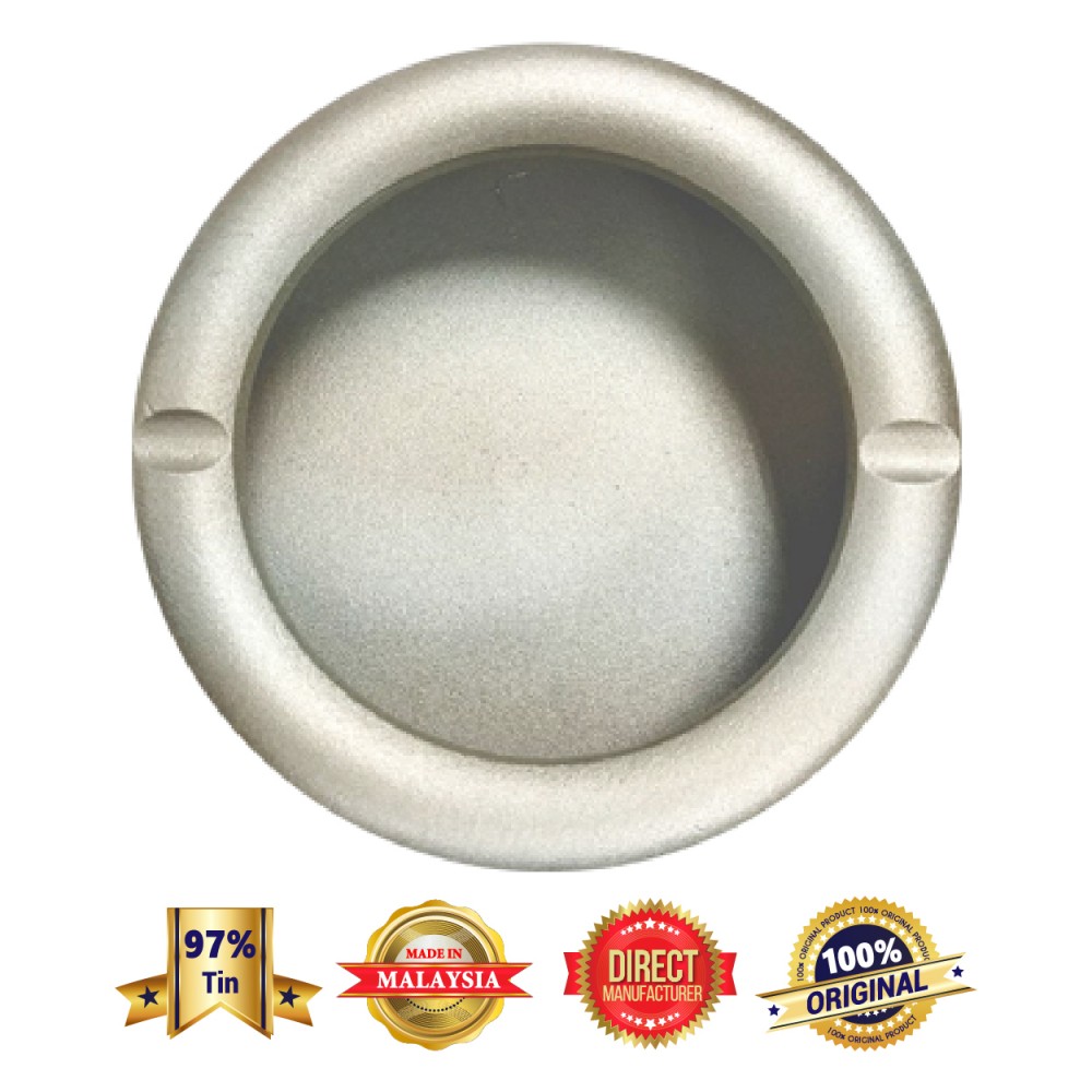 DKA004Sa Pewter Ashtray (Sandblast)