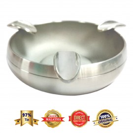 DKA009Sa Pewter Ashtray (Sandblast)
