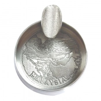 DKA011 Pewter Ashtray - Malaysia Map