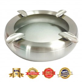 DKA015Sa Pewter Ashtray (Sandblast)
