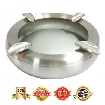 DKA015Sa Pewter Ashtray (Sandblast)