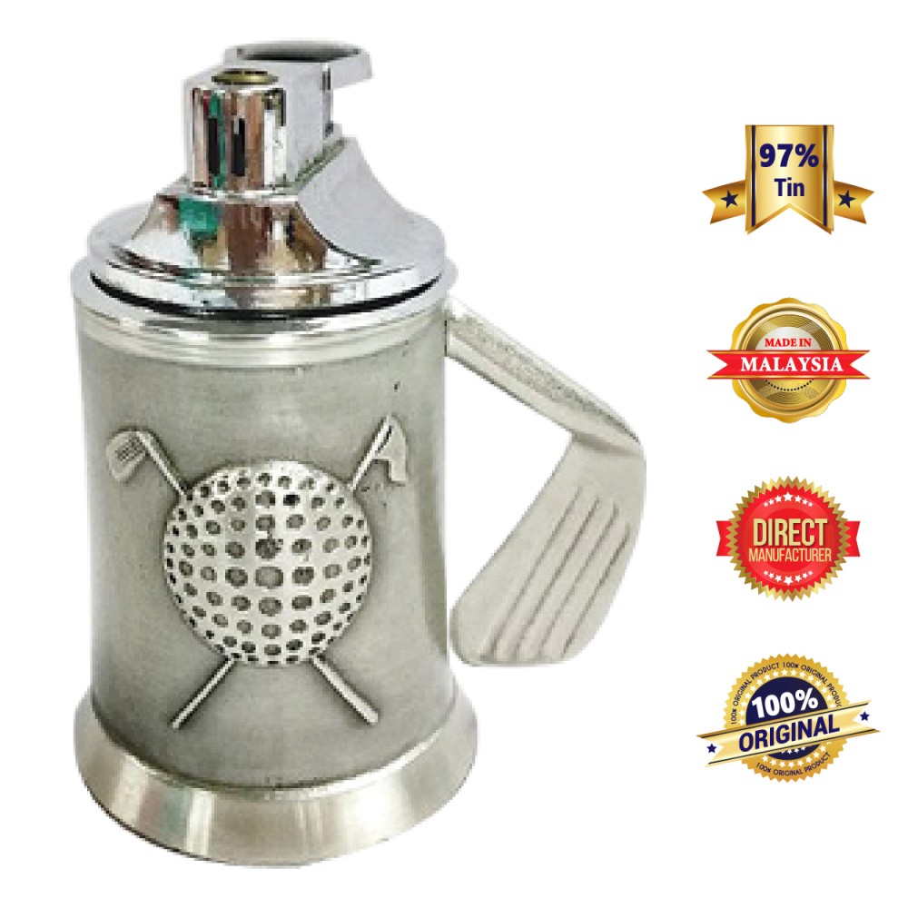 DKA016 Pewter Lighter - Golf