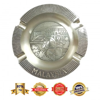 DKA021 Pewter Ashtray - Palace of Johor Malaysia