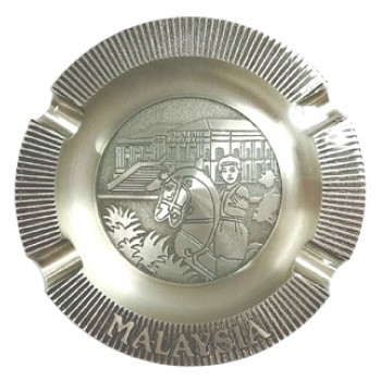 DKA021 Pewter Ashtray - Palace of Johor Malaysia