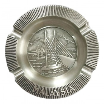 DKA022 Pewter Ashtray - Penang Bridge Malaysia