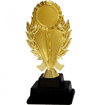 AT30671(4) Acrylic Pattern Trophy c/w Plastic Stand Medal With Gold/Silver/Bronze color