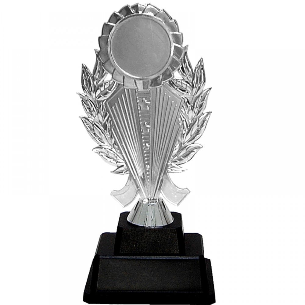 AT30671(4) Acrylic Pattern Trophy c/w Plastic Stand Medal With Gold/Silver/Bronze color