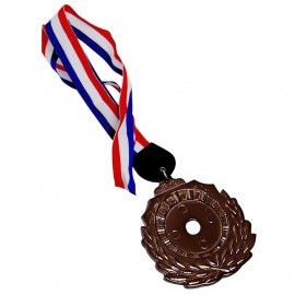 ACC913(3) Plastic Hanging Medal With Gold/Silver/Bronze color c/w Big Ribbon With Color
