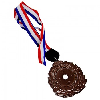 ACC913(3) Plastic Hanging Medal With Gold/Silver/Bronze color c/w Big Ribbon With Color