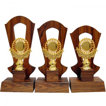 AT30776 Wooden Pattern Trophy Set