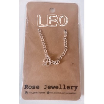 12 Zodiac Sign Silver Anklets for Women | Fashion 12 Constellation Silver Metal Jewelry Astrology 