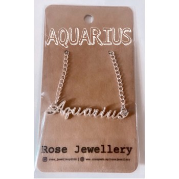 12 Zodiac Sign Silver Bracelets for Women | Fashion 12 Constellation Silver Metal Jewelry Astrology 