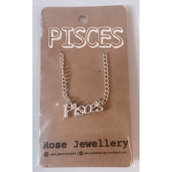 12 Zodiac Sign Silver Necklace for Women | Fashion 12 Constellation Silver Metal Jewelry Astrology 