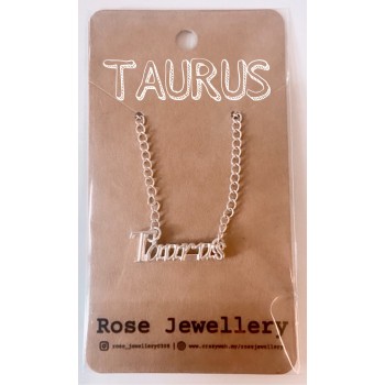 12 Zodiac Sign Silver Necklace for Women | Fashion 12 Constellation Silver Metal Jewelry Astrology 
