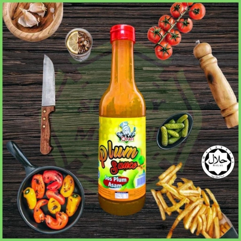 OPAH Plum Sauce / Sos Plum Asam / 梅子酱 (400G/bottle)